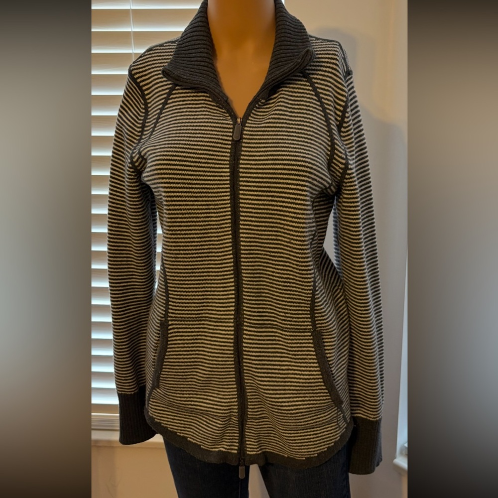 Eddie Bauer striped  Knit Sweater